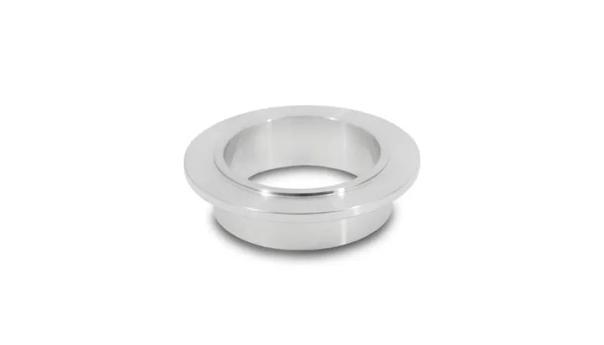 Vibrant 304 SS V-band Turbo Inlet Flange for PTE Medium Frame Turbo - Side View