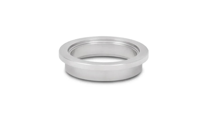Vibrant 304 Stainless Steel V-Band Wastegate Flange for Tial V60 60mm - Inlet Side - Side View