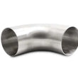 Load image into Gallery viewer, Vibrant 3.0in OD 4.33in Tangent Length T304 SS 90 Deg Mandrel Bend w/Extended Leg Length