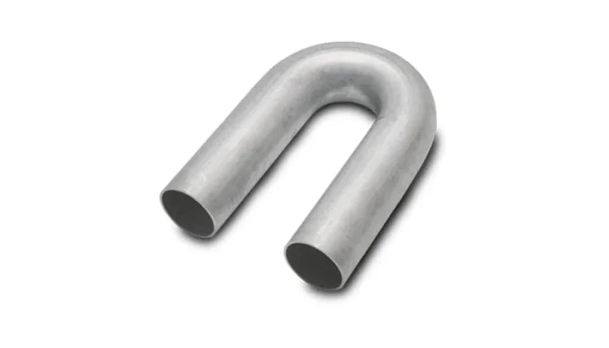 Vibrant 321 SS 180 Degree Mandrel Bend 3in O.D. x 4.50in CLR 6in x 6in Legs 16 Gauge Wall Thickness - Side View