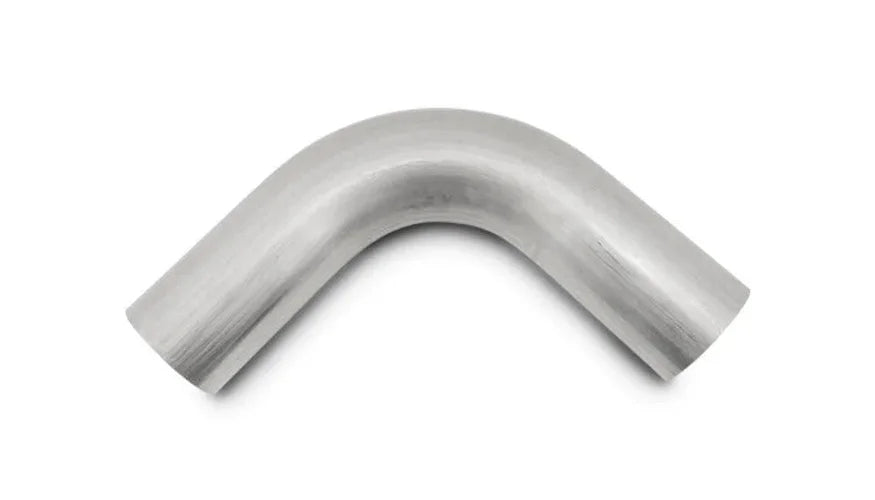 Vibrant 321 Stainless Steel 90 Degree Mandrel Bend 1.50in OD x 2.25in CLR - 16 Gauge Wall Thickness - Side View