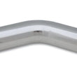 Load image into Gallery viewer, Vibrant 3.25in O.D. Universal Aluminum Tubing (45 Degree) 3.25in CLR 5in Leg Length - Side View