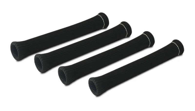 Vibrant 3/4in Dia Spark Plug Boot Insulator (4/Pack) Black color - Side View