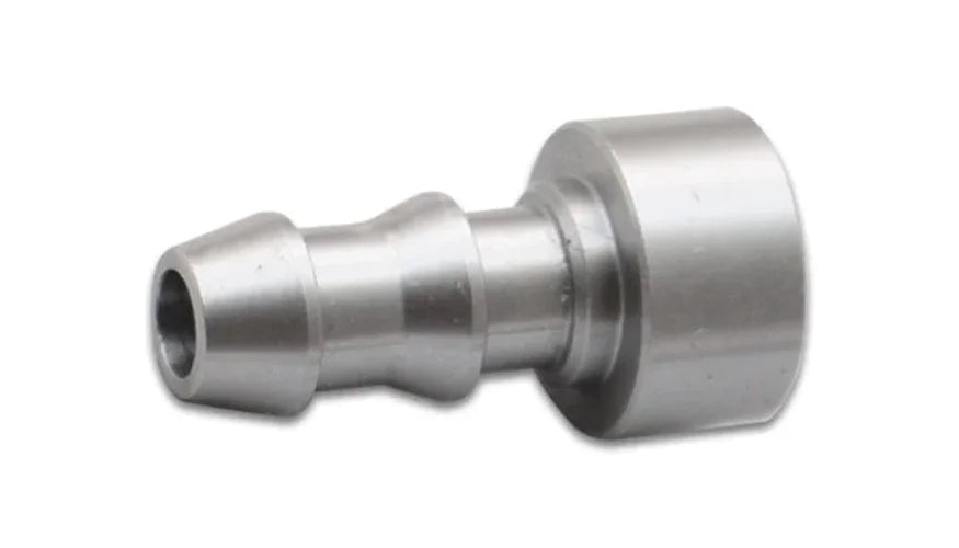 Vibrant 3/4in ID Hose Barbed Weld Bung - Mild Steel - Side View