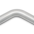 Load image into Gallery viewer, Vibrant 3.5in O.D. T304 SS 60 deg Mandrel Bend 6in x 6in leg lengths (5.5in Centerline Radius) - Side View