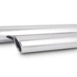 Load image into Gallery viewer, Vibrant 3.5in Round SS Truck/SUV Exh Tip (Single wall Angle Cut Rolled Edge) - 3in inlet 11in long - Back View