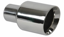 Load image into Gallery viewer, Vibrant 3.5in Round SS Exhaust Tip (Double Wall Angle Cut Beveled Outlet) - Main Product View