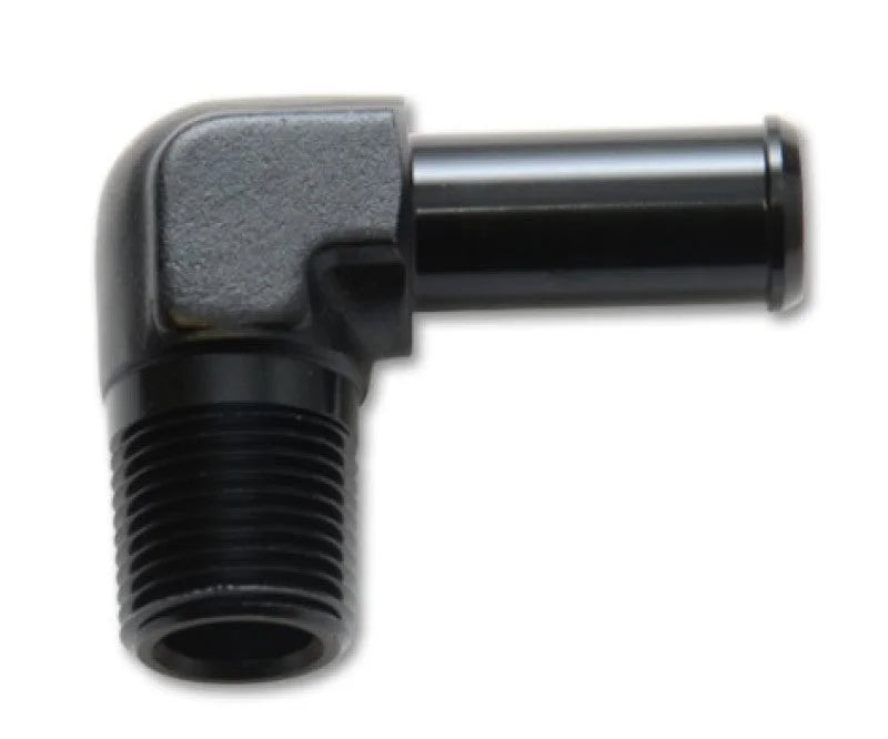 Vibrant 3/8 NPT to 5/16 Barb 90 Degree Fitting - Detail View