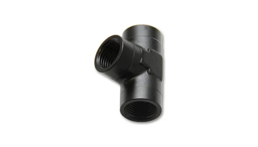 Vibrant 3/8in NPT Female Pipe Tee Adapter - Side View