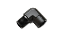 Load image into Gallery viewer, Vibrant 3/8in NPT Female to Male 90 Degree Pipe Adapter Fitting - Main Product View