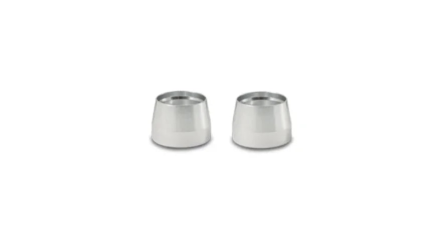Vibrant -3AN PTFE Hose Olive Inserts - 2pk - Side View