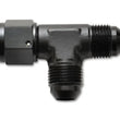 Load image into Gallery viewer, Vibrant -3AN Tee Fitting with Female -3AN Swivel - Side View