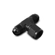 Load image into Gallery viewer, Vibrant -3AN Tee Fitting with Female -3AN Swivel On Side - Side View