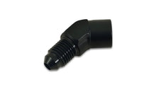 Load image into Gallery viewer, Vibrant -3AN to 1/8in NPT 45 Degree Adapter Fitting - Main Product View