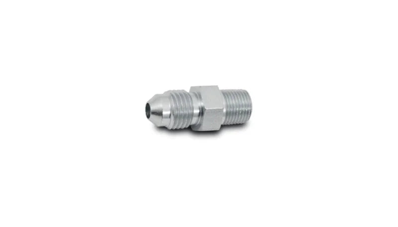 Vibrant -3AN to 1/8in NPT Straight Adapter Fitting - Steel - Side View