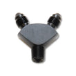 Load image into Gallery viewer, Vibrant -3AN x -3AN x 1/8in NPT Y-Adapter Fitting - Aluminum