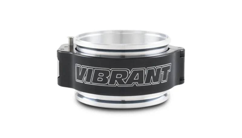 Vibrant 3in O.D. Aluminized HD 2.0 Clamp Assembly - Anodized Black - Main Product View