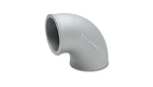 Load image into Gallery viewer, Vibrant 3in O.D. Cast Aluminum Elbow (90 degree Tight Radius) - Side View