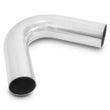 Load image into Gallery viewer, Vibrant 3in O.D. Universal Aluminum Tubing (120 degree Bend) - Polished - Side View