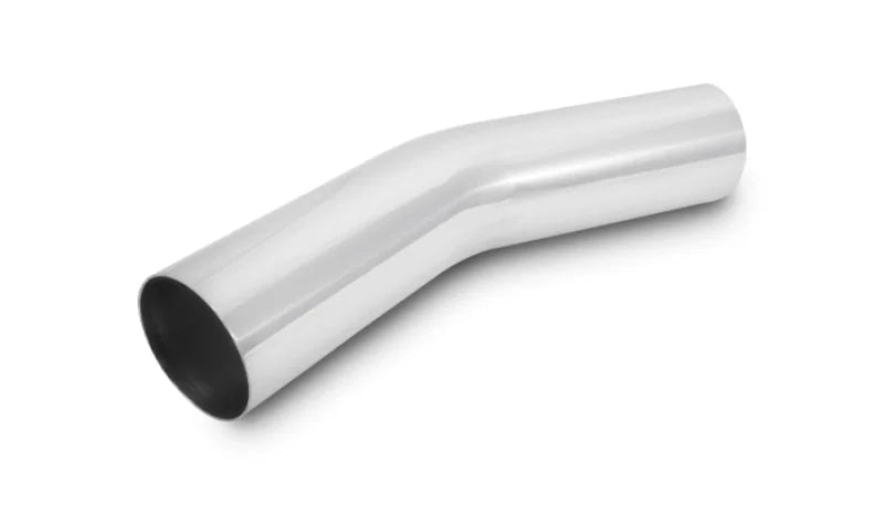 Vibrant 3in O.D. Universal Aluminum Tubing (30 degree Bend) - Polished - Main Product View