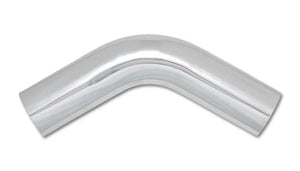 Vibrant 3in O.D. Universal Aluminum Tubing (60 degree Bend) - Polished - Main Product View