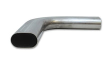 Load image into Gallery viewer, Vibrant 3in Oval (Nominal Size) T304 SS 90 deg Mandrel Bend 6in x 6in leg lengths - Main Product View