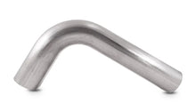 Load image into Gallery viewer, Vibrant 3in Oval (Nominal Size) T304 SS 90 deg VERTICAL Mandrel Bend 6in x 6in leg lengths - Side View