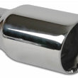 Load image into Gallery viewer, Vibrant 3in Round SS Exhaust Tip (Double Wall Angle Cut Beveled Outlet) - Main Product View