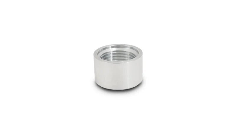 Vibrant -4 AN Female Weld Bung (7/16in -20 Thread) - Aluminum - Main Product View
