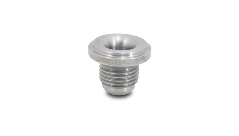 Vibrant -4 AN Male Weld Bung (3/4in Flange OD) - Mild Steel - Side View