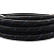 Load image into Gallery viewer, Vibrant -4 AN Two-Tone Black/Blue Nylon Braided Flex Hose (5 Foot Roll) - Main Product View