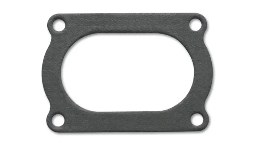 Vibrant 4 Bolt Flange Gasket for 3.5in O.D. Oval tubing (Matches #13176S) - Side View