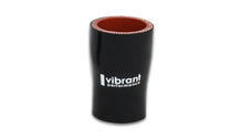 Load image into Gallery viewer, Vibrant 4 Ply Aramid Reducer Coupling 2.5in I.D. x 4in I.D. - Gloss Black - Side View