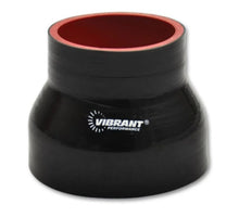 Load image into Gallery viewer, Vibrant 4 Ply Reducer Coupler 3in ID x 2.5in ID x 4.5n Long - Black - Detail View
