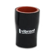 Load image into Gallery viewer, Vibrant 4 Ply Reducer Coupling 1in x 1.25in x 3in Long (BLACK) - Main Product View
