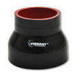 Load image into Gallery viewer, Vibrant 4 Ply Reducer Coupling 5in x 4in x 4.5in Long (BLACK) - Main Product View
