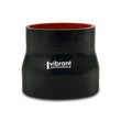 Load image into Gallery viewer, Vibrant 4 Ply Reducer Coupling 5in x 4in x 4.5in Long (BLACK) - Side View