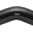 Load image into Gallery viewer, Vibrant 4 Ply Reinforced Silicone Elbow Connector - 1.75in I.D. - 45 deg. Elbow (BLACK) - Main Product View