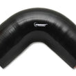 Load image into Gallery viewer, Vibrant 4 Ply Reinforced Silicone Elbow Connector - 1.5in I.D. - 90 deg. Elbow (BLACK) - Main Product View