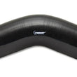 Load image into Gallery viewer, Vibrant 4 Ply Reinforced Silicone Elbow Connector - 1.75in I.D. - 45 deg. Elbow (BLACK) - Main Product View