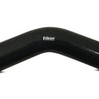 Load image into Gallery viewer, Vibrant 4 Ply Reinforced Silicone Elbow Connector - 1.75in I.D. - 45 deg. Elbow (BLACK) - Side View