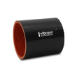 Load image into Gallery viewer, Vibrant 4 Ply Reinforced Silicone Straight Hose Coupling - 2.75in I.D. x 3in long (BLACK) - Main Product View