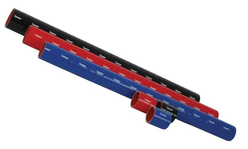 Vibrant 4 Ply Reinforced Silicone Straight Hose Coupling - 3.5in I.D. x 36in Long (BLACK) - Main Product View