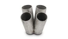 Load image into Gallery viewer, Vibrant 4 into 1 SS Turbo Mani Collector for All T4 in Flange 48mm Pipe OD 4.75in tall 78mmx64mm out - Side View