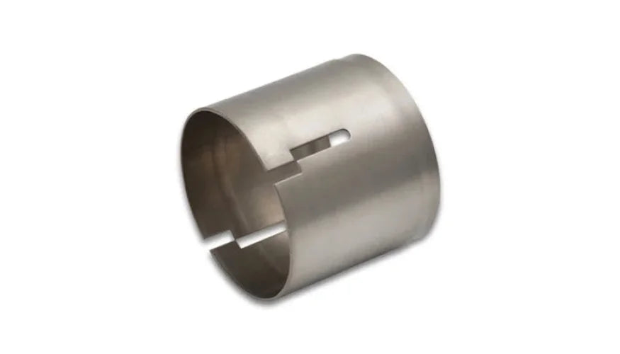 Vibrant 4.00in OD Gr 1 Titanium Slip Fit Sleeve - Side View