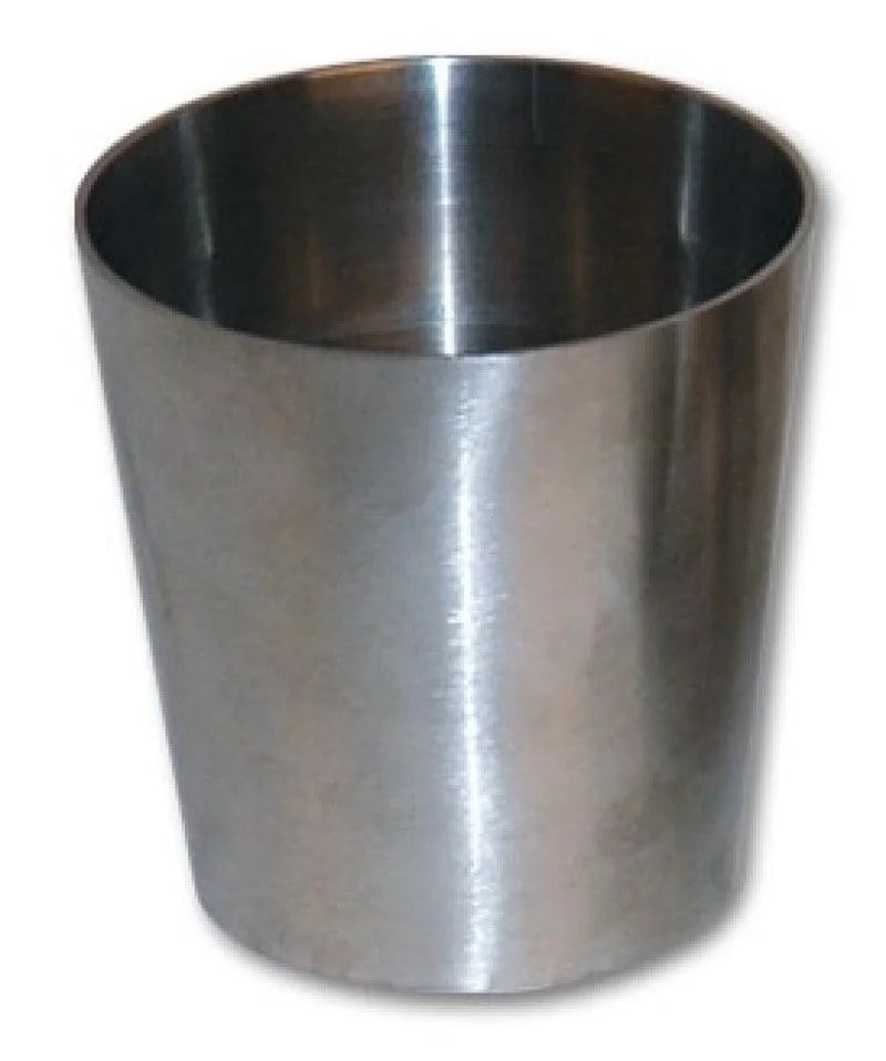 Vibrant 4.0in x 2.0in 304 Stainless Steel Straight Reducer - Detail View
