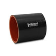 Load image into Gallery viewer, Vibrant 4.25in I.D. x 3in Long Gloss Black Silicone Hose Coupling - Main Product View