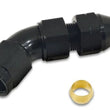Load image into Gallery viewer, Vibrant 45 Degree 1/2in Tube to Female 8AN Adapter - Back View