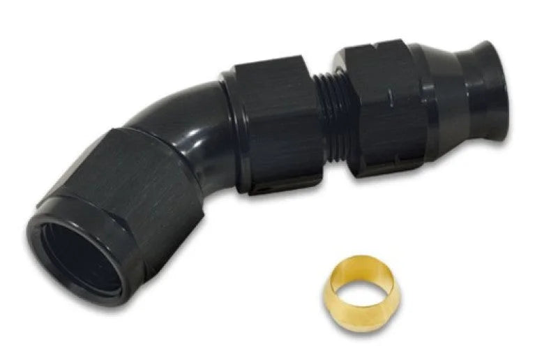 Vibrant 45 Degree 1/2in Tube to Female 8AN Adapter - Back View