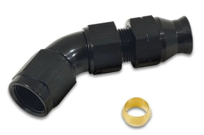 Vibrant 45 Degree 3/8in Tube to Female 6AN Adapter - Back View